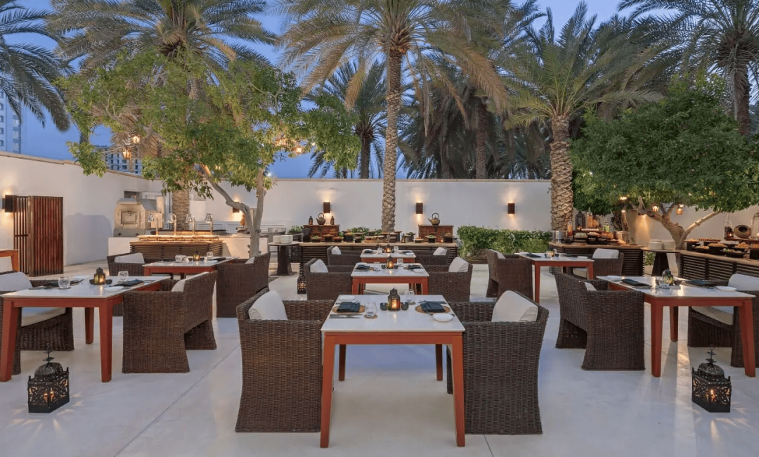Oman luxury resort - The Chedi Muscat Oman - The Arabian Courtyard Restaurant